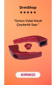 Resim shopdrm Renkli Klasik Çaydanlık Kulp Seti ( Üstten Vidalı ) 1 TK 