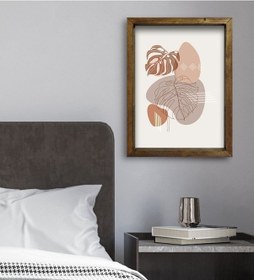 Resim Bk Gift Yatak Odası Konseptli Doğal Masif Ahşap Çerçeveli Tablo 4 (551112430) 