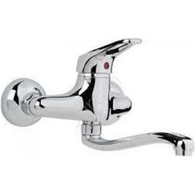 Resim Euromix Duvardan Lavabo & Eviye Aplike Bataryası - 