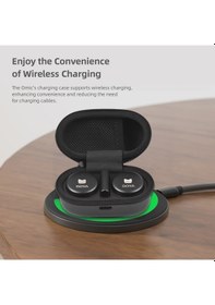 Resim Boya Omic-ub Kablosuz Mikrofon Sistemi 1 Alıcı + 2 Verici + 1 Şarj Kutusu 50m İletim Menzili Dahili Pil Android Telefonlar Bilgisayar Dizüstü Bilgisayar Kamera İçin Canlı Yayın 