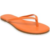 Resim Tkees Tk-2011 Klasik Parmak Arası Turuncu Kadın Terlik Turuncu 