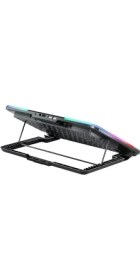 Resim Daders Home Gaming M60 Laptop Soğutucu, Notebook Stand,10 Rgb Işık Kontrolü, 15.6-17 Inch, Hız Kontrolü, 6 Büyük Fan,telefon Standı, 2 USB 