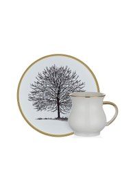 Resim Neva N3249 Çınar Plus 6 Kişilik Kahve Fincan Takımı 