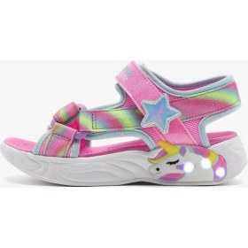 Resim Skechers Unicorn Dreams Sandal-Dreamy Unicorns Büyük Kız Çocuk Pembe Işıklı Sandalet 303107L Pkmt 