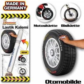 Resim Automix Oto Lastik Kalemi Beyaz 