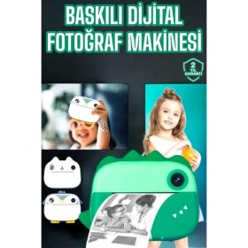 Resim Fantastik Store Çocuklar Için Özel Fotoğraf Makinesi Printer Kamera Taşınabilir Hd 