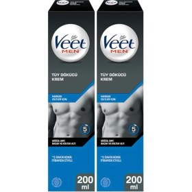 Resim Brf Karokticaretsell Veet Tüy Dökücü Krem Erkeklere Özel, Hassas Cilt (2 x 200 Ml) 1220029 
