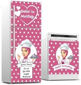 Resim Buzdolabı Ve Bulaşık Makinesi Takım Sticker 0391 
