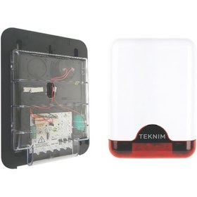 Resim Teknim Vas-741Rx Kırmızı Pencereli Harici Siren 