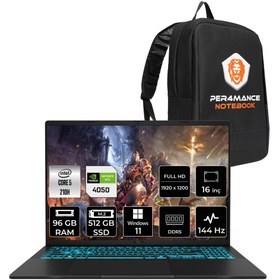 Resim ASUS Vivobook 16 Core 5 210H 96GB 512GB SSD RTX4050/6GB 144Hz 16" WUXGA W11H V3607VU & PER4 ÇANTA 