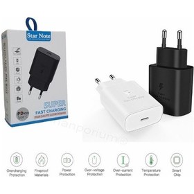 Resim Samsung Galaxy A70 Uyumlu Android Type-C Ultra Hızlı Şarj Cihazı / Şarj Aleti 22.5W 3.0 Amper (Şarj Başlığı Adaptör) 