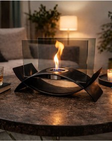 Resim Westonya Westart07 Arcus Masaüstü Bioethanol Şömine 