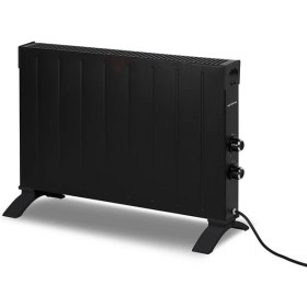 Resim Kumtel Elektrikli Siyah Konvektör Isıtıcı Ufo Soba 2500W Duvara Monte Edebilme 