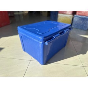 Resim Motosiklet Pizza Servis Çantası Mavi 90 Litre Köşeli Mavi 