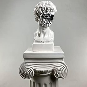 Resim Hedgehog Art Shop David 'Bad' Dekoratif Heykel, Pop Art Roma Yunan Heykelleri 