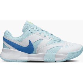 Resim Nike Nikecourt Lite 4 Kadın Sert Kort Tenis Ayakkabısı Fd6575-400 Mavi 
