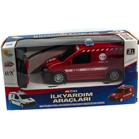 Resim Uzaktan Kumandalı Full Fonk. 110 İtfaiye 1:20 Ölçek Caddy 