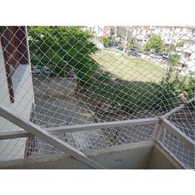 Resim Balkon Kalın Kuş Önleme Filesi Kedi Koruma Ağı Metre 2,50 X 14 