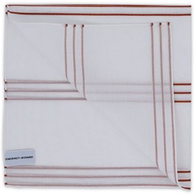 Resim Siriusmini Blanc Brun Cep Mendili 