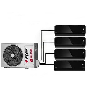 Resim Mirror Multi 4+1 30000 BTU 9+9+12+18 Duvar Tipi Inverter Klima 