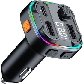 Resim Phixi Fm25 Araç Fm Transmitter Bluetooth 5.3 + Pd & Usb-a Hızlı Şarj 
