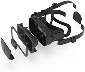 Resim 3D VR Sanal Gerçeklik Kulaklık Myopia Miopia Miopia Tam Ekran Yönetimi, Komşu meslektaşları Için, Yüksek Olan Abs Ile Birlikte 