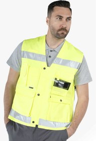 Resim Yıldırımlar Giyim Reflektörlü Çok Cepli Yelek 