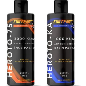 Resim Netfer 2'li İnce Kalın Pasta Set - 2x250 mL 