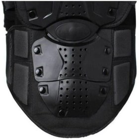 Resim Motoanl Siyah Body Armor Fileli Yazlık Full Koruma Omuz Sırt Dirsek Göğüs Karın Koruma Cross Motorcu Montu 