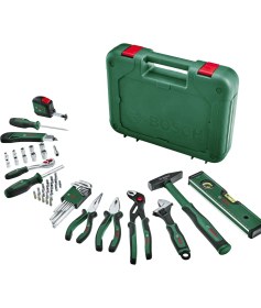 Resim Bosch Advanced El Aleti Seti 52'li 1600A02BY7 Yeşil Renkli Ergonomik Tasarımlı Kalite Aletler 