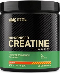Resim Kreatin Monohidrat Portakal Aromalı 247.5 G 55 Servis Sporcu Performans Desteği 