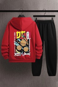 Resim uyguntarz Unisex Tokoyaki Baskılı Eşofman Takımı 