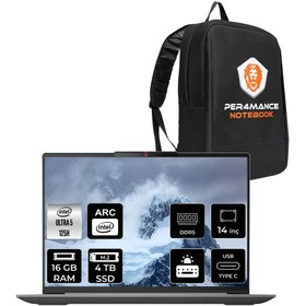Resim LENOVO IdeaPad Slim 5 Ultra 5 125H 16GB 4TB SSD WUXGA OLED 400Nits 14'' FDOS Dizüstü & PER4 ÇANTA 