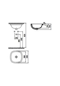 Resim Creavit Solo Tezgah Altı Lavabo So037 