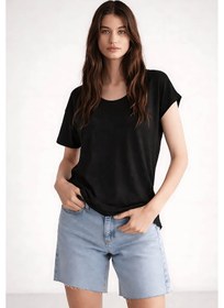Resim Fashion Friends Simli Bluz Siyah Kadın Bluz 26y0202k1 