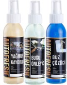 Resim AutoFresh Kışlık 3'lü Oto Bakım Sprey Set Buğu Önleyici Buz Cözücü Yağmur Kaydırıcı 3x125ml 
