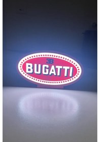 Resim Bugatti Dekoratif Aydınlatma Led Gece Lambası Çok Renkli 