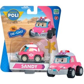Resim Roı Toys Robocar Poli Metal Araç Karakter Figürler - Sandy 83417 Diğer 