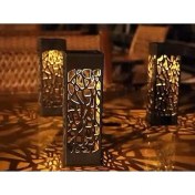 Resim Dekoratif Solar Güneş Enerjili Bahçe Aydınlatması Yürüyüş Yolu Seti ( 8 Adet ) 