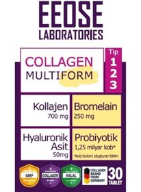 Resim Multiform Kolajen. Bromelain. Hyaluronik Asit Ve Probiyotik 