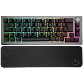 Resim Cooler Master CK721 Rgb Red Switch 2.4/bluetooth %65 Mekanik Oyuncu Klavyesi Uzay Gri-Uk Layout 