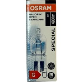 Resim Osram Halopin Oven 40W 2700K (Sarı Işık) G9 Duylu Halojen Fırın Ampulü 