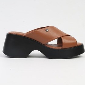 Resim Pierre Cardin Pc-7192- 3968 Taba-kadın Platform Terlik Taba 