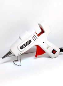 Resim Rüveyda Kaliteli Beyaz İnce Uçlu Sıcak Silikon Tabancası 