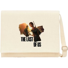 Resim The Last Of Us Escape Krem Kanvas Postacı Çantası - Krem 