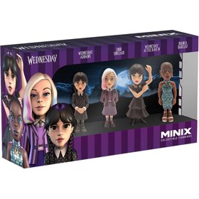 Resim MNXH8000 Minix Wednesday 4lü Figür - Koleksiyon Figürü 
