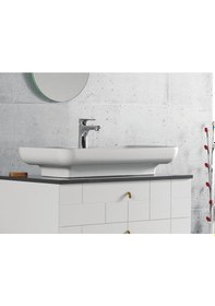 Resim Turkuaz Seramik Cerastyle Lal 80 CM Tezgah Üstü Çanak Lavabo 