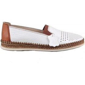 Resim Pandora Moda 35.37 Hakiki Deri Beyaz Kadın Günlük Ayakkabı 001 