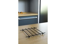 Resim Karteya Servis Sunum Seti Havluluk Peçetelik Nihale Dolu Parlak Paslanmaz Çelik 3 Lü Mutfak Seti 