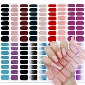 Resim Her Şey Kaplı Tırnak Derin Kızartılmış Hamur Çubukları, Pembe Tırnak Flaş Kendinden Yapışkanlı Jel Tırnak Etiketleri, Kadınlar İçin Uygun Ev DIY Tırnak Bakım Ürünleri Tırnak Bakım Kiti 